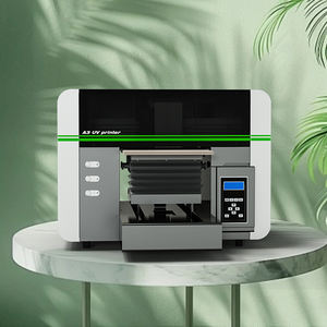 Sonpuu最新自动A3紫外平板打印机，带XP600打印头，速度更快，适用于定制拼图卡光盘 - Product Image 1