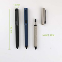 Idées d'affaires GemFully pour la vente en ligne : Stylos en métal recouverts de caoutchouc en gros, crayons de couleur, stylos