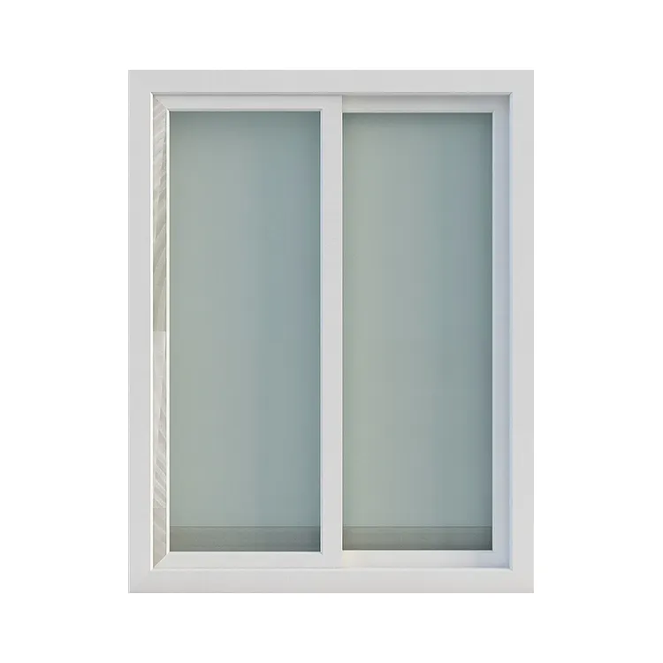 Design moderno della finestra in upvc con finestra scorrevole in vetro temprato residenziale serie 58