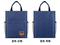 Venta Directa de Fábrica, Bolsa de Archivos A4 de Gran Capacidad para Estudiantes, Bolsa de Archivos de Mano para Negocios, Bolsa de Material de Tela Oxford Impermeable