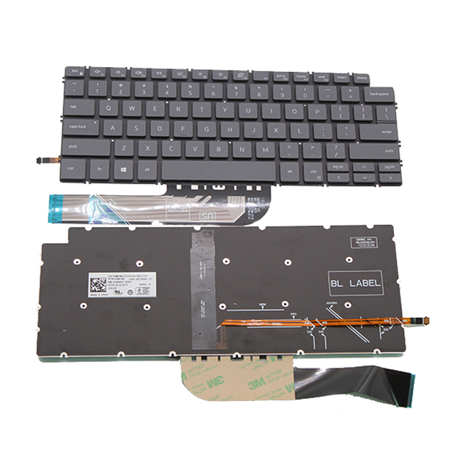New US Layout Full Size LED Backlit Laptop Keyboard for Latitude 3410 E3410 Ultra Thin PS/2 Interface in Stock