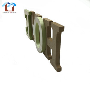 Venta caliente ampliamente utilizando lindo arte casa colgando <span class=keywords><strong>de</strong></span> la pared <span class=keywords><strong>de</strong></span> color personalizado letras <span class=keywords><strong>de</strong></span> madera - Product Image 5
