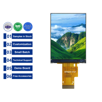 TERSEDIA Modul Layar LCD TFT MCU SPI 2 Inch 240*320 2 inci 22Pin ST7789V Layar LCD Pabrik Kustom Panel Sentuh Touchscreen