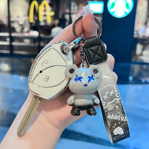 Cubierta protectora de llave de coche de TPU de alta calidad para Toyota Hilux Vios Innova <span class=keywords><strong>Vigo</strong></span>-diseño de lujo estilo Civic Camry accesorios de coche llavero - Product Image 2