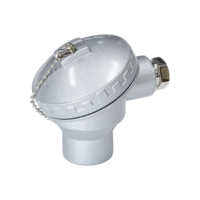 Sensor Suhu Kepala Tipe K Termokopel Perak Industri Aluminium Paduan, Merek MICC, Akurasi +/-0.1, Keramik, Dapat Disesuaikan