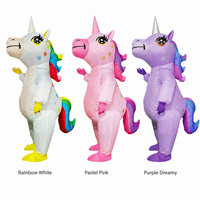 Costume gonflable personnalisé de licorne pour adulte, mascotte gonflable pour fête d'Halloween, cosplay, combinaison intégrale, fournisseur en gros