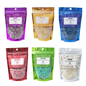 Bombes de bain naturelles de luxe faites à la main en provenance de l'Himalaya, huiles essentielles, fleurs séchées, sel de l'Epsom, mélange hydratant pour SPA, fabrication OEM - Product Image 3