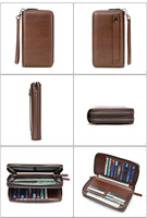 Pochette de luxe en cuir véritable pour femmes/hommes, sacs de mode vintage en cuir, sac en daim, sac à main simple et tendance, vente en gros