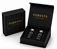 Boîte de présentation magnétique personnalisée pour flacons en verre de 2 ml, 3 ml, 5 ml, 10 ml avec insert en EVA moulé, emballage haut de gamme OEM**