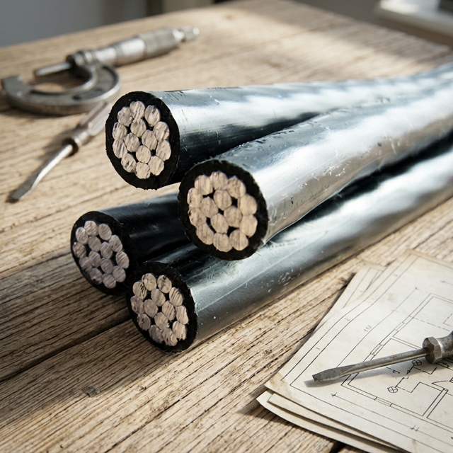 Aluminum Overhead ABC XLPE Cable 4*35mm2 Stranded Low Voltage IP44