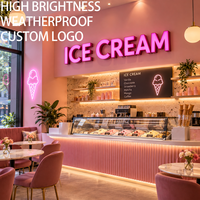 Enseigne lumineuse personnalisée en acier inoxydable avec lettres en relief, étanche, à LED, pour la signalisation des salons de coiffure