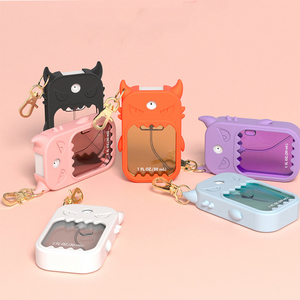 Funda de Silicona con Diseño de Monstruo Adorable para Botella de <span class=keywords><strong>Perfume</strong></span> Portátil de 30 ml, Protector Antiarañazos - Product Image 1
