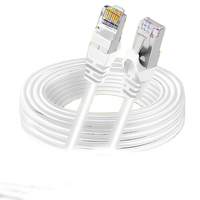 8 Core CAT6 jaringan LAN Ethernet Router Laptop PC Internet Patch UTP konektor industri kabel kustom kepala logam Gigabit