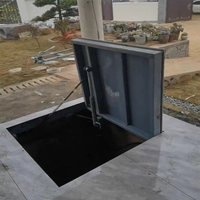 Porte électrique escamotable invisible, porte secrète dissimulée pour cave à vin et escalier de rangement