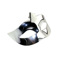 Masques de mascarade en gros, demi-visage, pour adultes, brillants, en ABS, pour carnaval, Mardi Gras, bal, fête