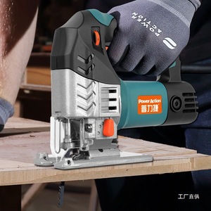Sierra de calar eléctrica Power Action de 550W y 13000 RPM con cable para cortar madera - Product Image 2