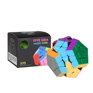 Five Gem <b>Magic</b> <b>Cube</b> 12-Sided Puzzle <b>Cube</b> Smooth Twist For Kids And Teens - Product Image 1