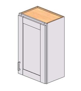 Armadio da Cucina Sunique a Parete, Design Moderno Rettangolare, Porta in Legno Massello con Finitura Laccata, Profondità 12-17,9 Pollici - Product Image 1