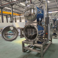 Geverifieerde leverancier kleine mini automatische conservenmachine drukvat voor vacuümverpakking