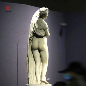 Shying nuda Yong donna famosa scultura greca venere statua del bagno - Product Image 2