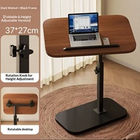 Table basse pliable et réglable avec roulettes, style américain, pour dortoir et usage domestique
