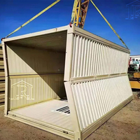 Facile à installer maison 20ft 40ft maison de conteneur pliante maison de bureau de conteneur portable préfabriqué pliable