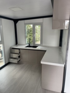 <span class=keywords><strong>Casa</strong></span> Container Espandibile 20ft 30ft 40ft con Parete in Vetro, Materiale in Acciaio, Impianto Elettrico e Idraulico per Uso in Ville, Hotel e Appartamenti - Product Image 2