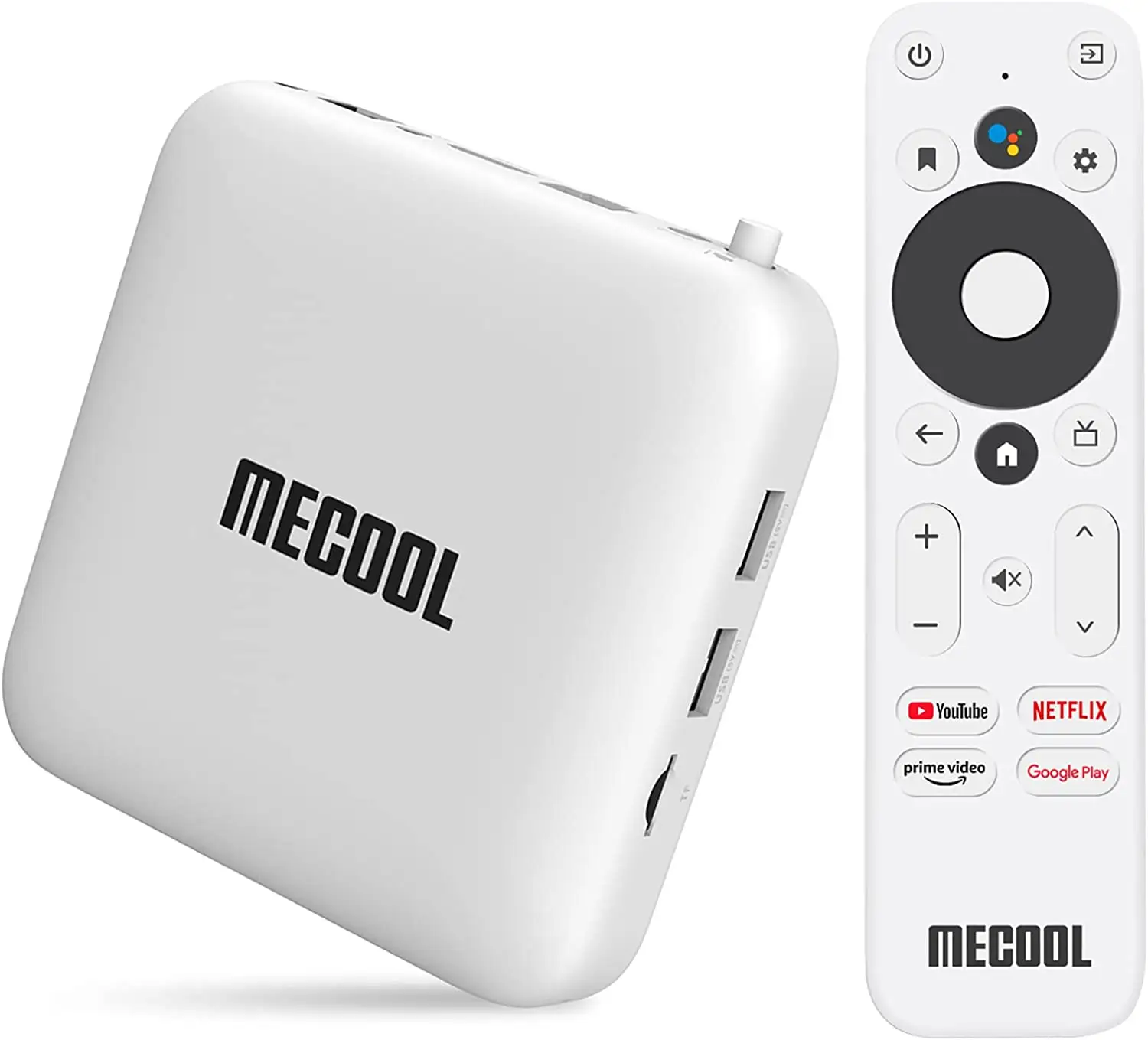 MECOOL KM2 Android TV 4K, pemutar Media HDR dengan Google Assistant Build in 4K