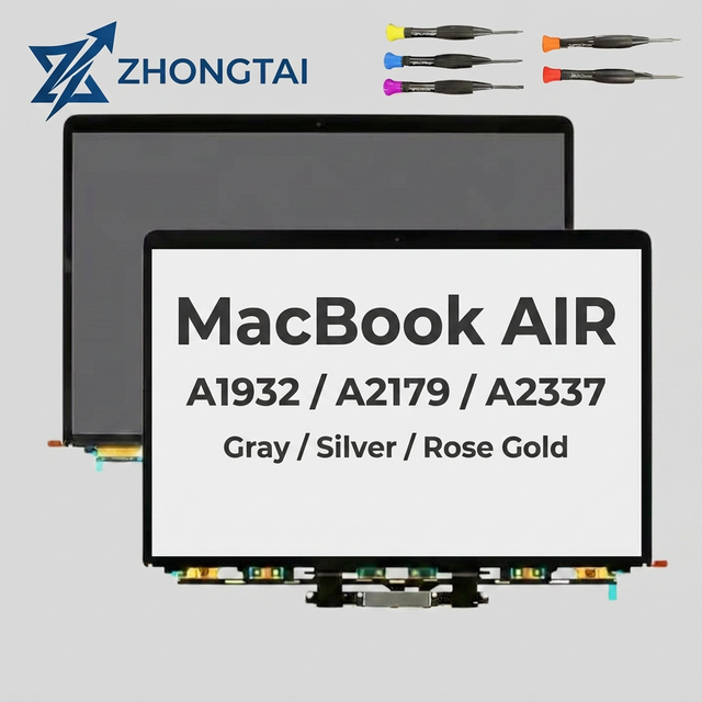 Laptop LCD Screen Full Assembly for MacBook Air 13.3" 2020 A2337 M1 Retina Display Replacement OEM Grade A