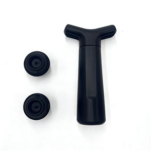 Ensemble de pompes à vide pour <span class=keywords><strong>vin</strong></span> noir - 2 bouchons en silicone réutilisables pour bouteilles de <span class=keywords><strong>vin</strong></span> - Product Image 4