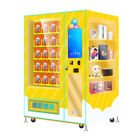 Distributeurs automatiques combinés Mystery Elevator pour centres commerciaux, pour maquillage et blind box, avec écran tactile 21,5 pouces, conformes ADA, SDK