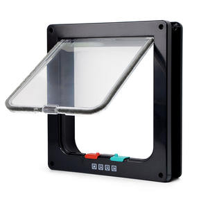 क्लासिक एब्स बिल्ली दरवाजा फ्लैप स्क्वायर पालतू दरवाजा मुफ्त में और बाहर दिशा के साथ - Product Image 6