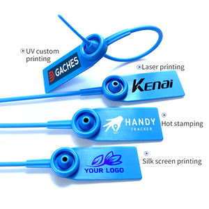 Sello de plástico a prueba de manipulaciones para <span class=keywords><strong>ropa</strong></span> y zapatos, tira de cuerda con cierre de cremallera para un Sellado seguro - Product Image 1