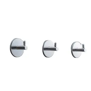 Gran oferta, ganchos autoadhesivos 3M, colgador <span class=keywords><strong>de</strong></span> <span class=keywords><strong>pared</strong></span> <span class=keywords><strong>de</strong></span> acero inoxidable 304 resistente para ropa, abrigo, toalla, llaves, bolsas - Product Image 1
