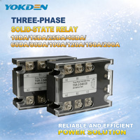Relais statique triphasé SSR 10A-200A, commande CC 24-480VAC, relais AC sans contact TSR-10DA TSR-80DA