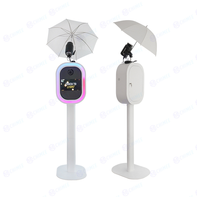 Camera Angle Adjust AI Touch Screen Stand Photobooth Kiosk DSLR Booth Shell Self Service Instant Print Photo Booth Machine
