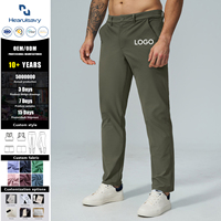 Pantalon Chino Premium Extensible pour Homme – Infroissable, Respirant, Coupe Droite, Idéal Bureau, Fermeture Éclair, Personnalisable