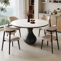 Ensemble de table à manger extensible haut de gamme, design simple et élégant, bois massif blanc, appartement, 6 places, assemblé, durable, 10 ans de garantie