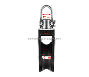 Mới 19mm bóng mang đơn ròng rọc nhỏ ròng rọc đứng lên khối với khối và khối hệ thống - Product Image 3