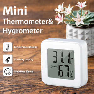 Mini trong nhà ẩm kế Nhiệt kế ABS nhựa nhà nhiệt độ cụ - Product Image 5