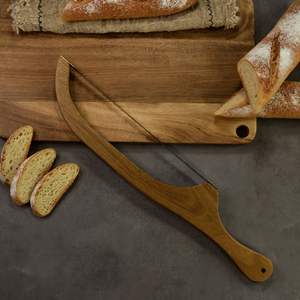 <span class=keywords><strong>Cuchillo</strong></span> de pan serrado profesional de madera con mango curvo, diseño ambidiestro, <span class=keywords><strong>cuchillo</strong></span> de pan de acero inoxidable para pan de masa madre - Product Image 3