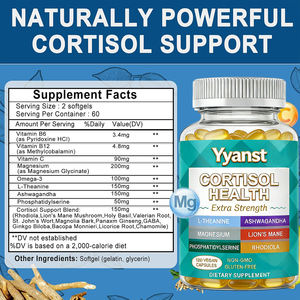 ส่วนผสมสมุนไพรที่เชื่อถือได้จากผู้ผลิตแบบ OEM/ODM ช่วยเพิ่มพลังงานและสมาธิ ส่งเสริมการนอนหลับอย่างพักผ่อน ได้รับการรับรองมาตรฐาน GMP ซอฟต์เจลอะชวาคานธาสำหรับผู้ใหญ่ น้ำตาลต่ำ - Product Image 3