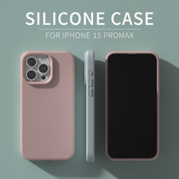 Grosir Pabrik rilis baru semua termasuk 16-Net casing ponsel silikon cair merah untuk Apple untuk iPhone 15 kamera
