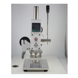 Machine à gaufrer le cuir Presse à chaud Petite machine manuelle d'estampage à chaud numérique pour bois Papier PVC Tampon avec logo personnalisé - Product Image 4