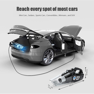 <span class=keywords><strong>Aspirateur</strong></span> à main 4-en-1 haute puissance pour voiture <span class=keywords><strong>avec</strong></span> jauge numérique de pression des pneus, affichage LED <span class=keywords><strong>et</strong></span> gonfleur de pneu portable. - Product Image 3
