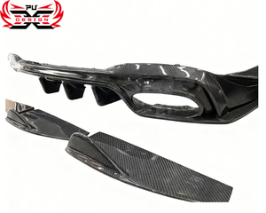 Kit di Conversione in Fibra di Carbonio: Labbro Anteriore, Diffusore Posteriore, Minigonne Laterali e Canard per <span class=keywords><strong>Mercedes</strong></span> W118 <span class=keywords><strong>C118</strong></span> CLA45 2019+ Upgrade - Product Image 5