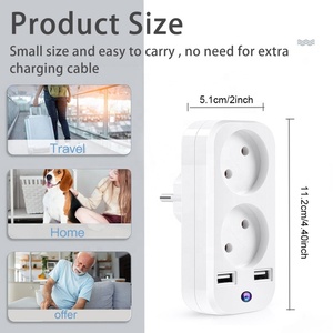 Camera ổ cắm thông minh chuẩn EU, tích hợp sạc tường, camera WiFi, ghi hình video, giám sát an ninh cho trẻ em, vật nuôi & an toàn tài sản - Product Image 3