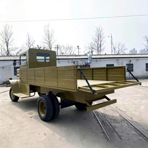 Voiture électrique classique ZOWN de style Wasteland, couleur vert olive personnalisée pour le transport de marchandises - Product Image 1