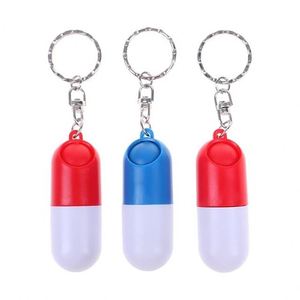 Custom Logo Mini Capsule Shaped Pill <b>Box</b> Keychain Portable Travel Medicine Organizer Plastic Pill Container with Seal - Product Image 4