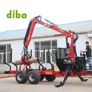 Máquina Forestal DIBO de Servicio Pesado para Carga de Troncos, Remolque 4x4 de 10 Toneladas, Tipo L, Tipo Z, Grúa de 360° con Pinza, Accionamiento PTO, Grúa para Madera de 1900 kg - Product Image 5